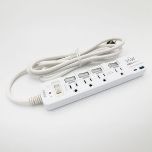 【安全達人K-60P25L】5開4插3P 25W USB快速閃充延長線
